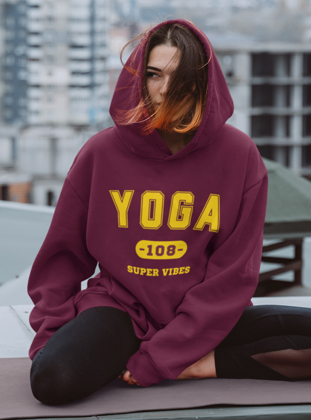 Yoga Super Vibes | Premium Organic Unisex Hoodie