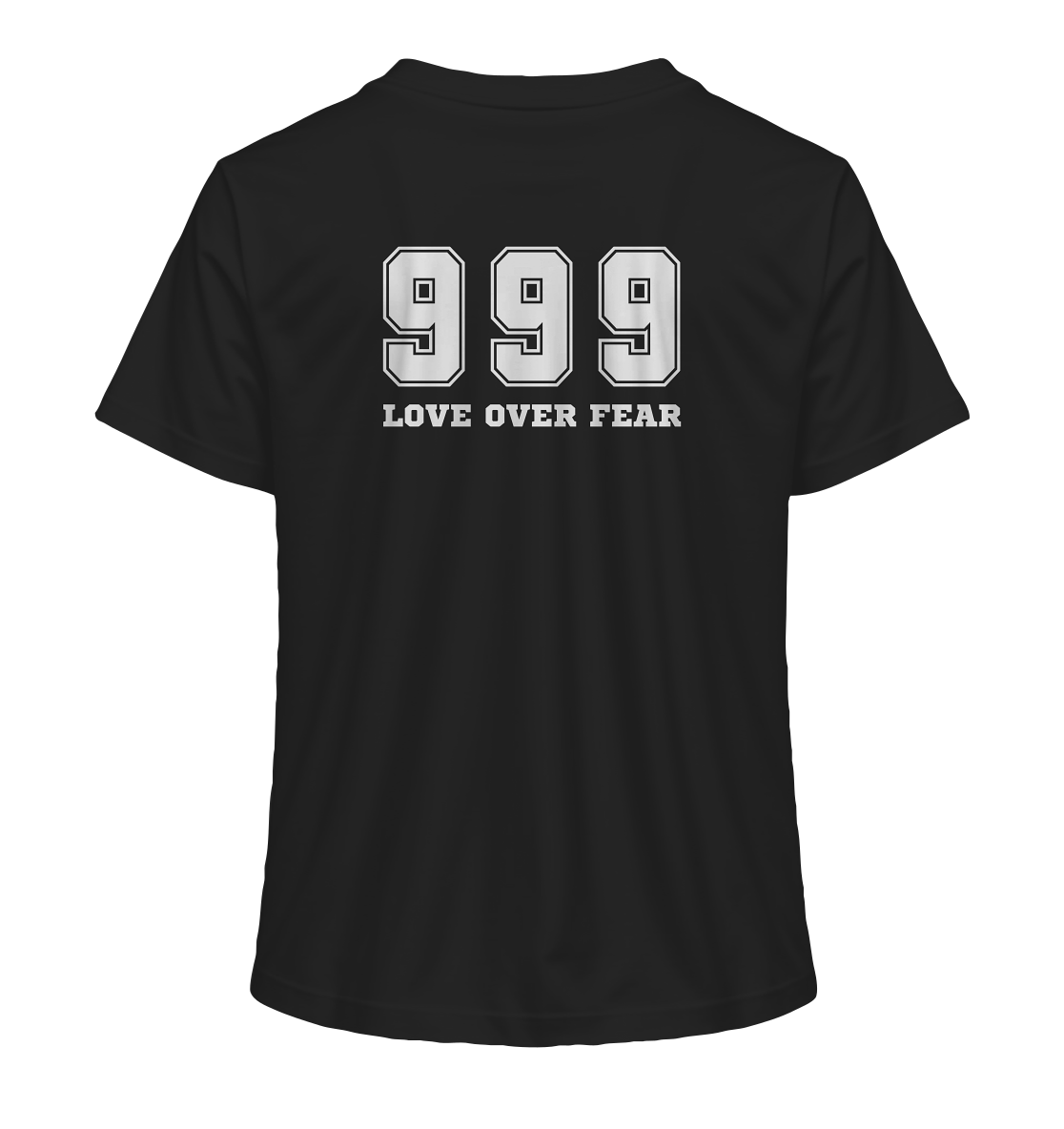 999 Love Over Fear (backprint) | Premium Organic Ladies T-Shirt