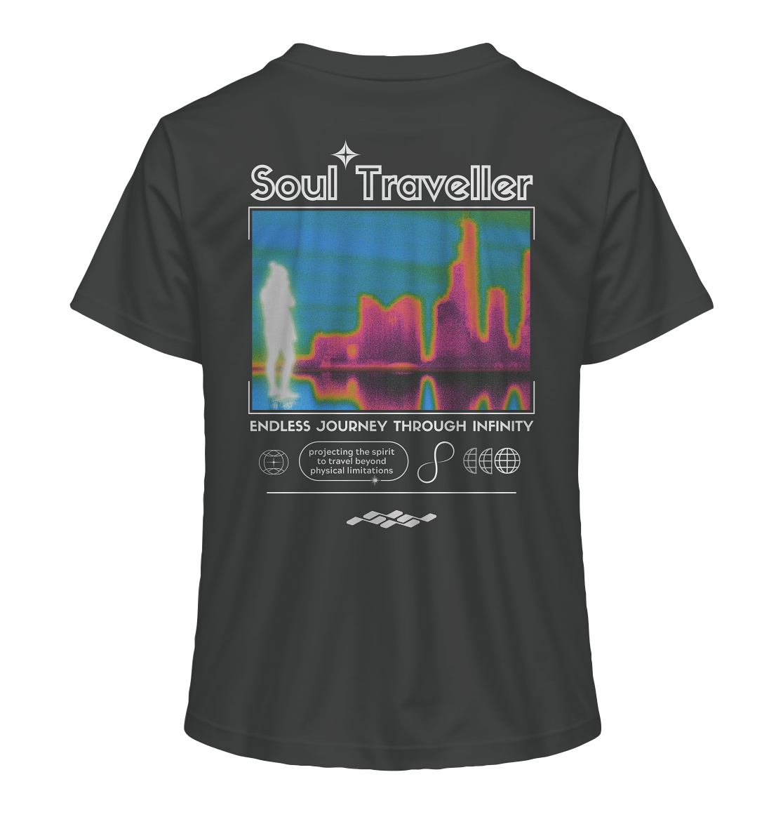 Soul Traveler (backprint) | Premium Organic Ladies T-Shirt