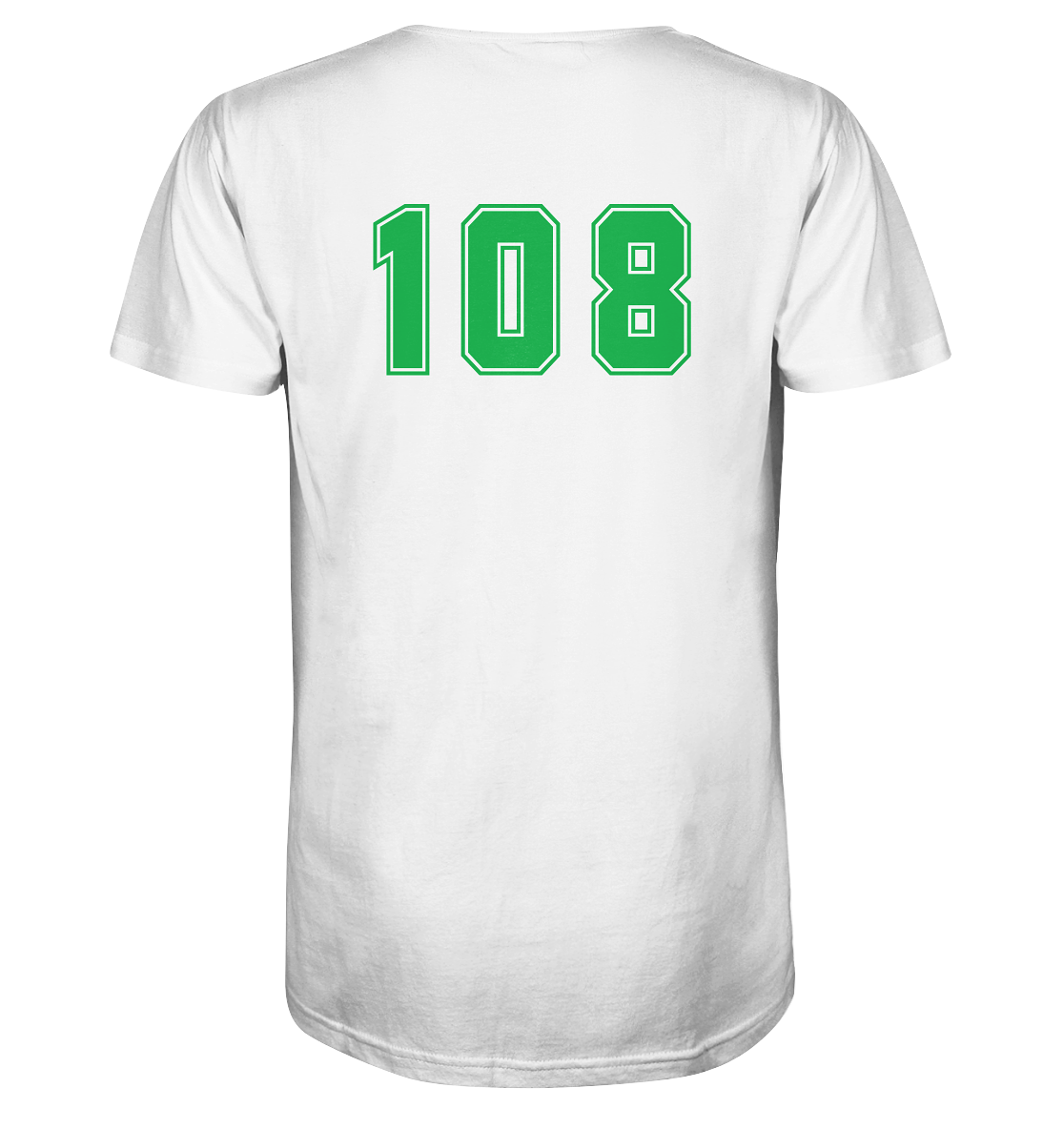 Karma 108 (backprint) | Premium Organic Mens T-Shirt