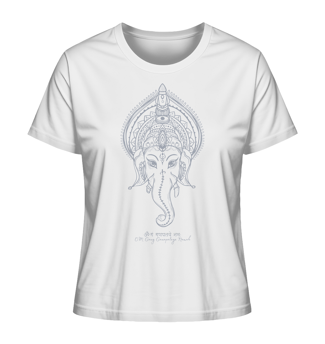 Ganesh Mantra | Premium Organic Ladies T-Shirt