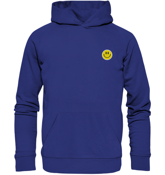 Smiley | Premium Organic Hoodie (Embroidered)