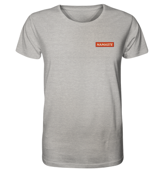 Namaste | Premium Organic Mens T-Shirt (Stick)